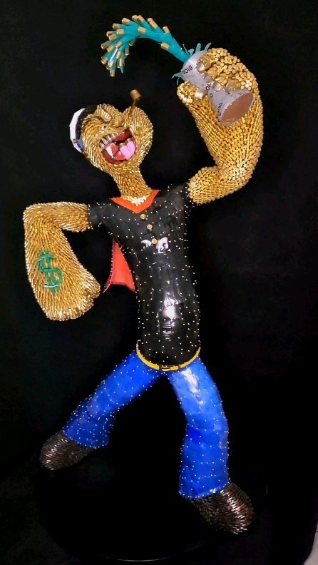 POWER-DRUNK sculpture